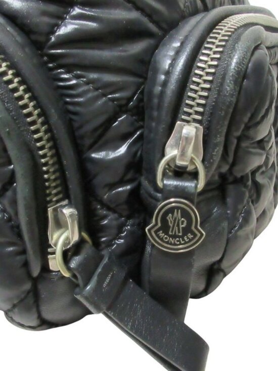 Moncler Florine Zaino Quilted Mini Backpack Black main image 4